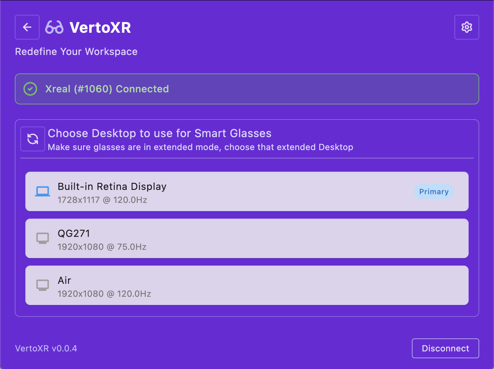 VertoXR Screenshot 2